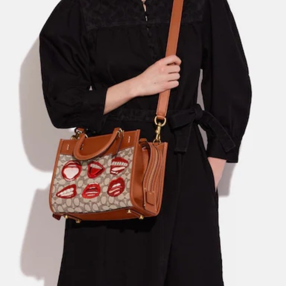 Limited Edition Coach X Tom Wesselmann Rogue 25 In Signature Jacquard RARE - Picture 5 of 8